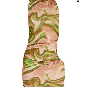 Pretty little plus size multicolor dress